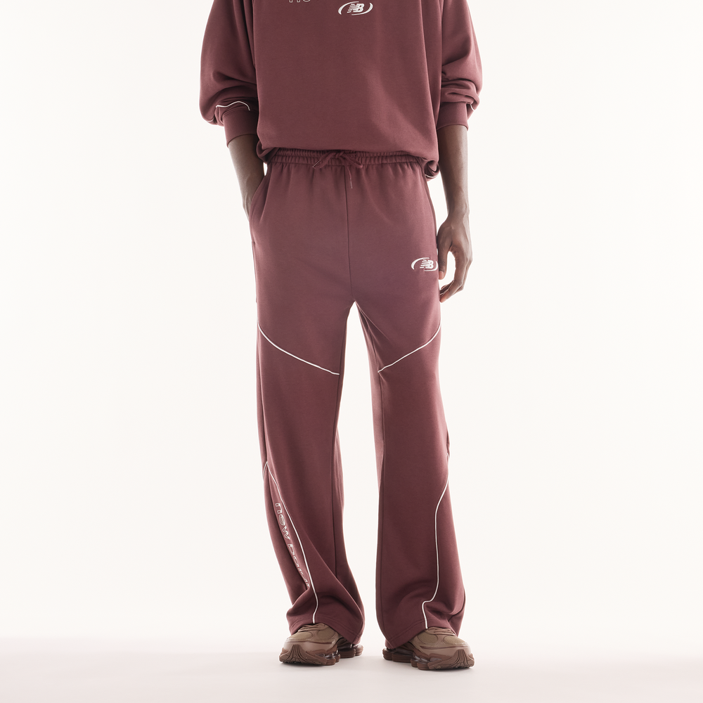 Pánské kalhoty New Balance MB62053FYLR – bordó