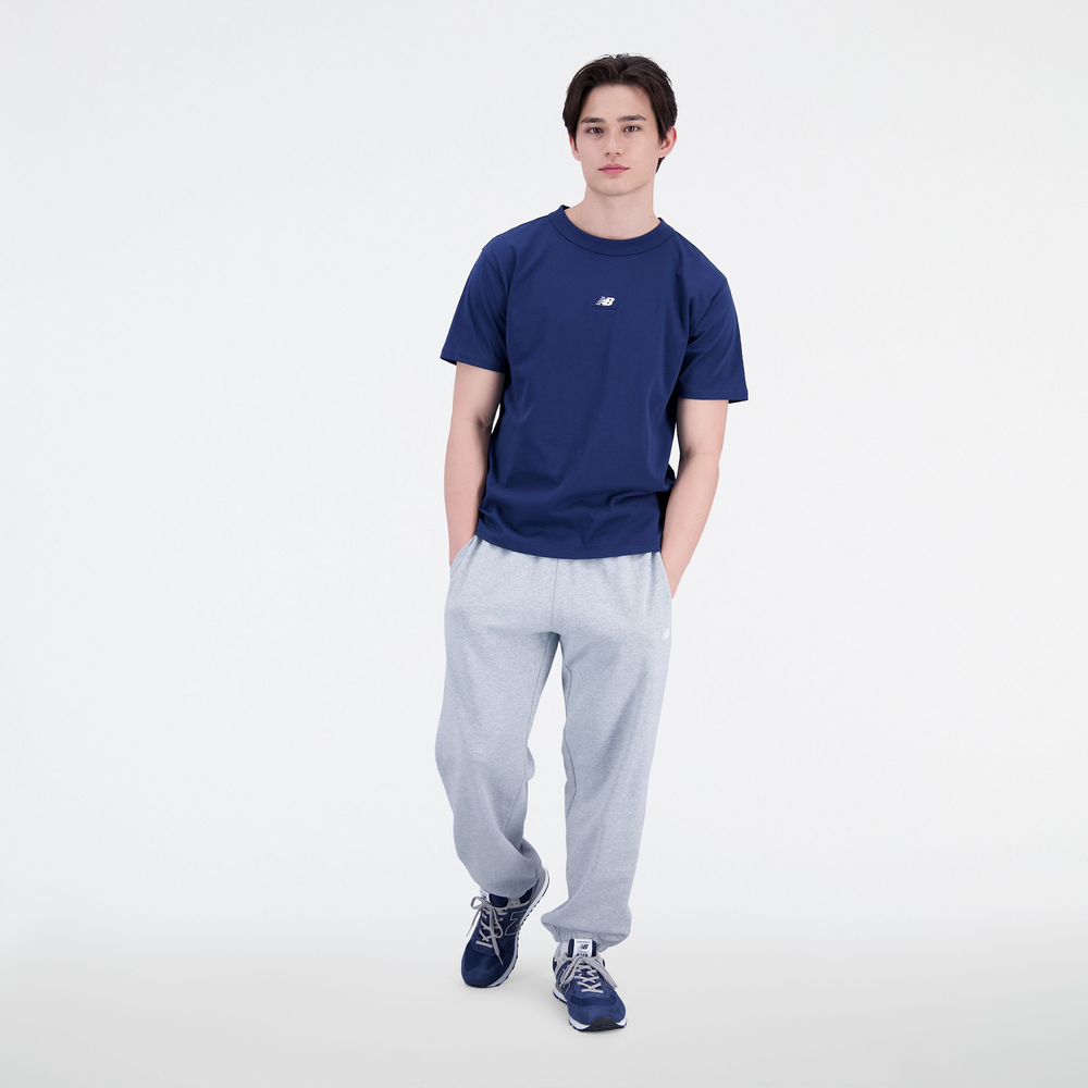Pánské tričko New Balance MT31504NNY – tmavomodrá