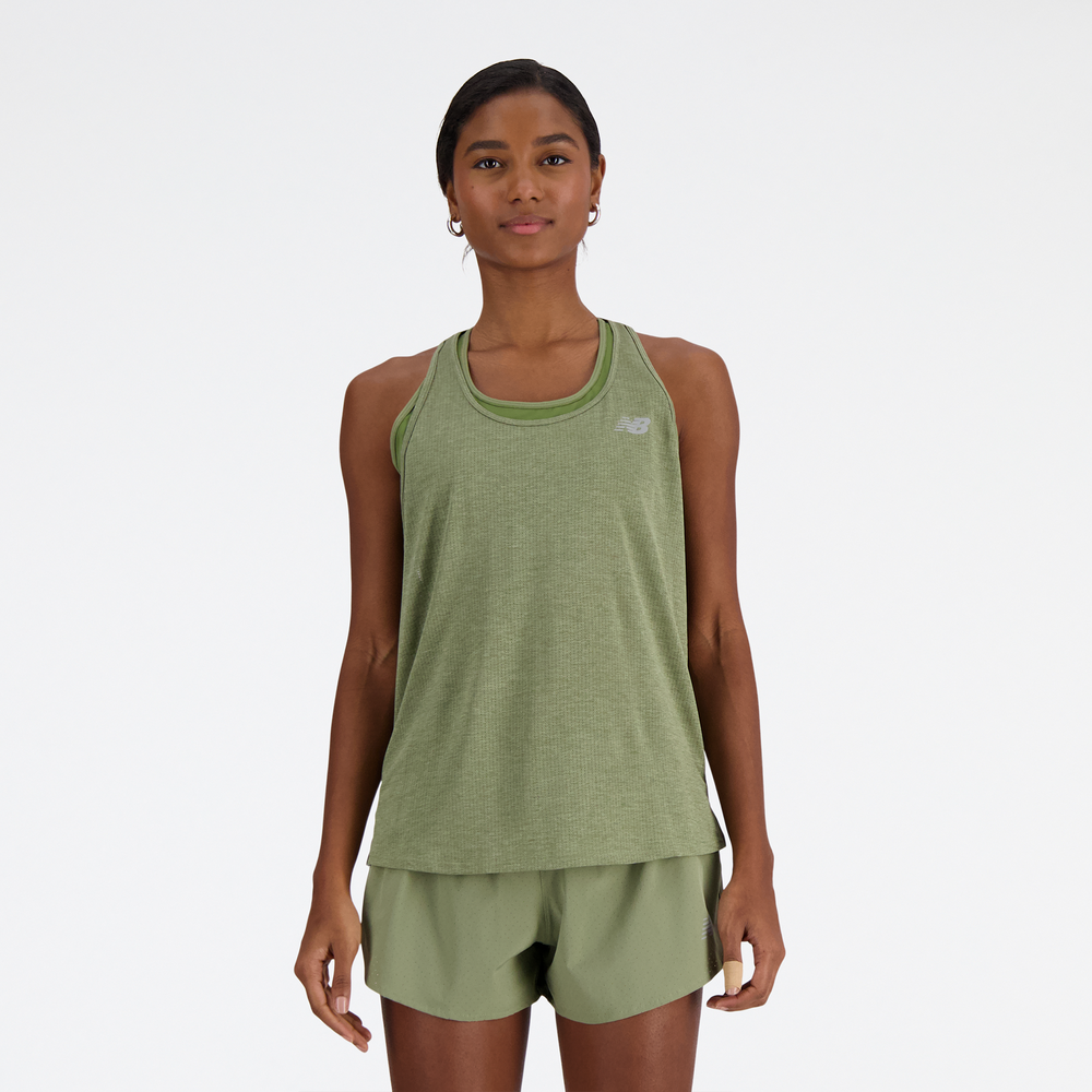 Dámské tričko New Balance WT41250DHO – zelené