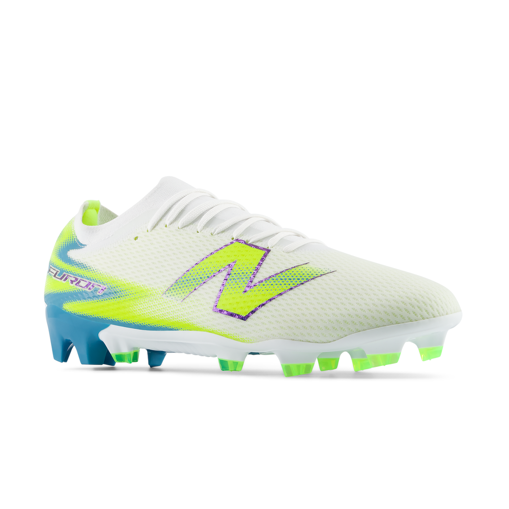 Pánské kopačky New Balance FURON TEAM FG V8 UF3F51W – bílé