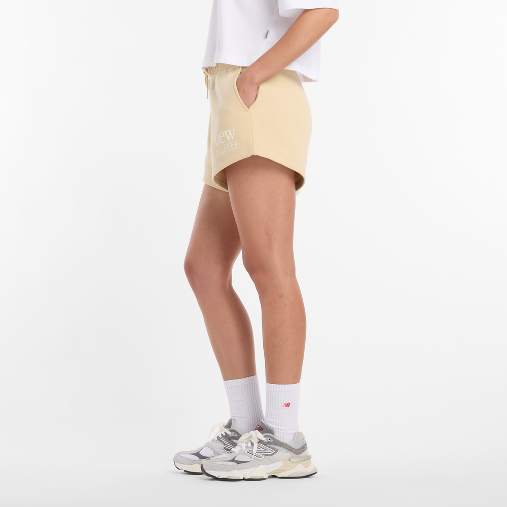 Dámské šortky New Balance WB61Y80AABC – žluté