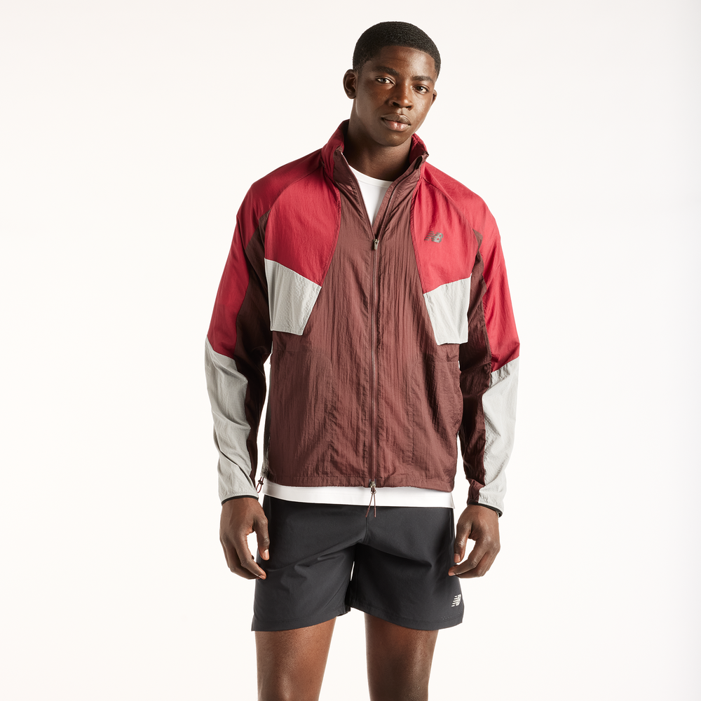 Pánská bunda New Balance MJ61U1I9YLR – bordó