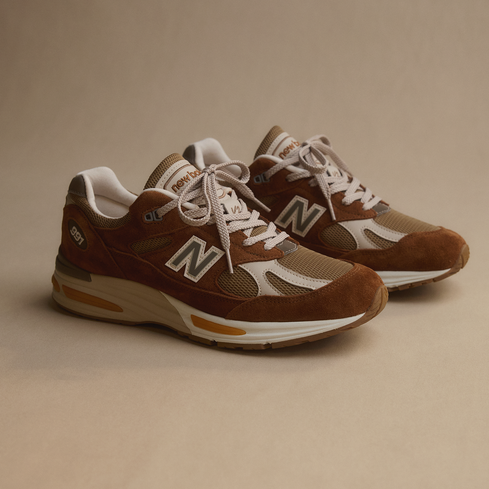 Unisex boty New Balance U991GB2 – hnědý