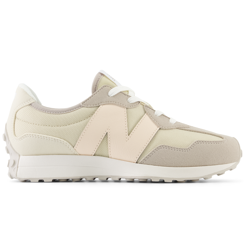 Dětské boty New Balance GS327FM – béžové