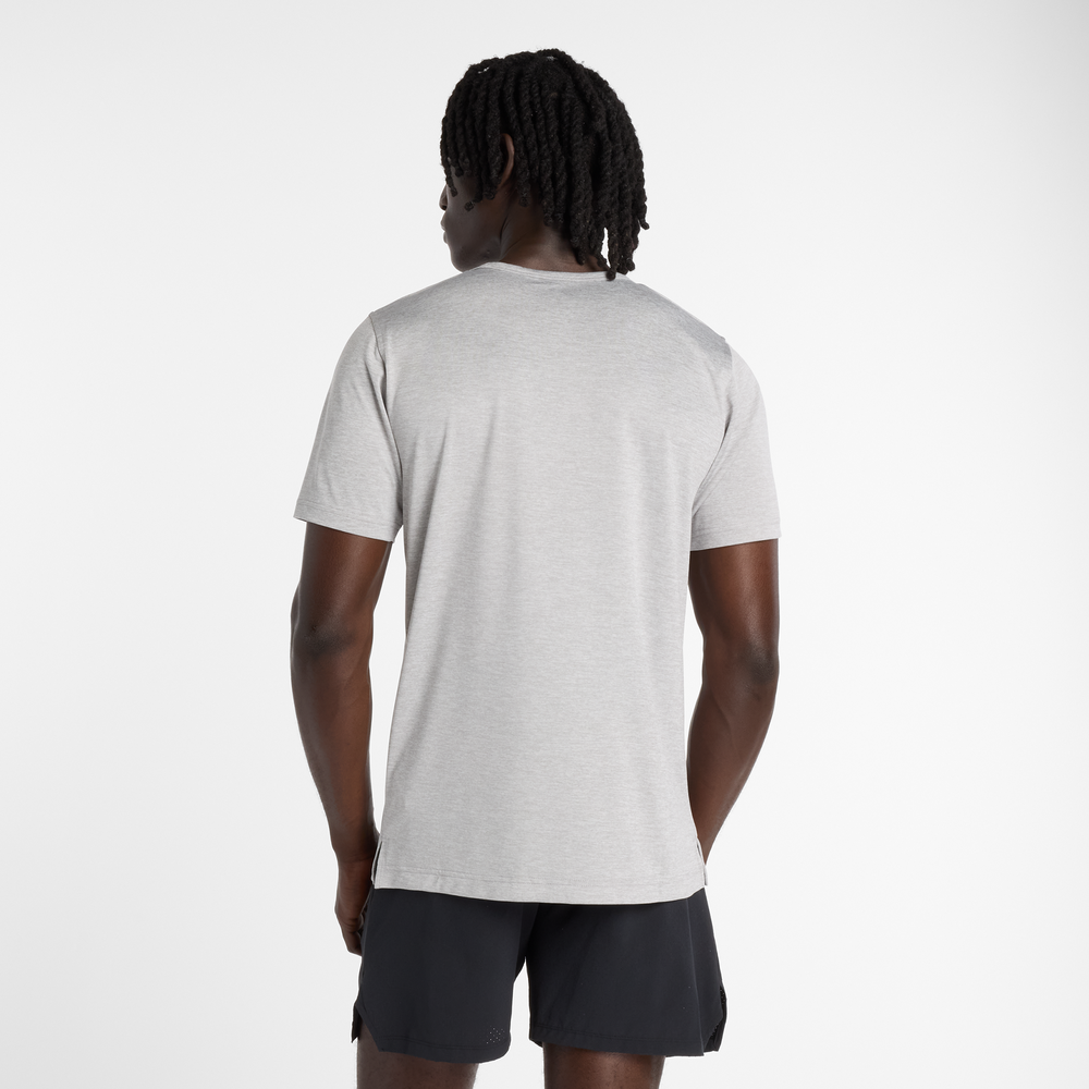 Pánské tričko New Balance MT61O0U4AG – šedé