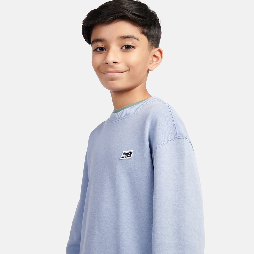 Dětská mikina New Balance LAKB0193DUS – modré