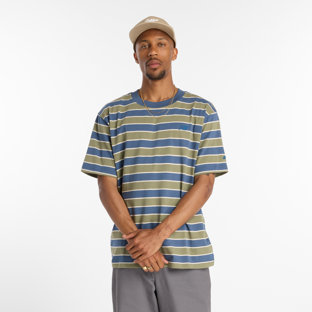 Pánské tričko New Balance Numeric MT53700VTI – modré