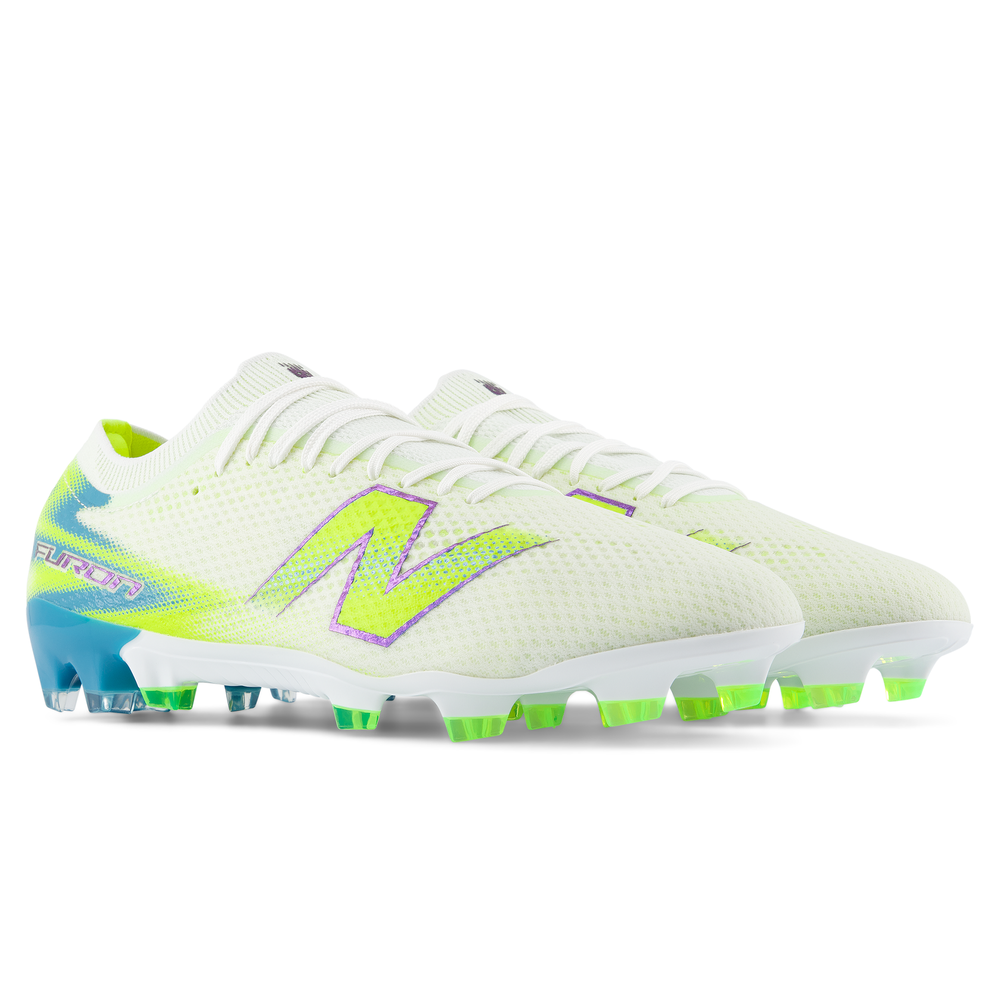 Pánské kopačky New Balance FURON PRO FG V9 UF2F2D2 – bílé
