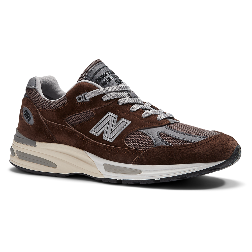 Unisex boty New Balance U991BR2 – hnědý