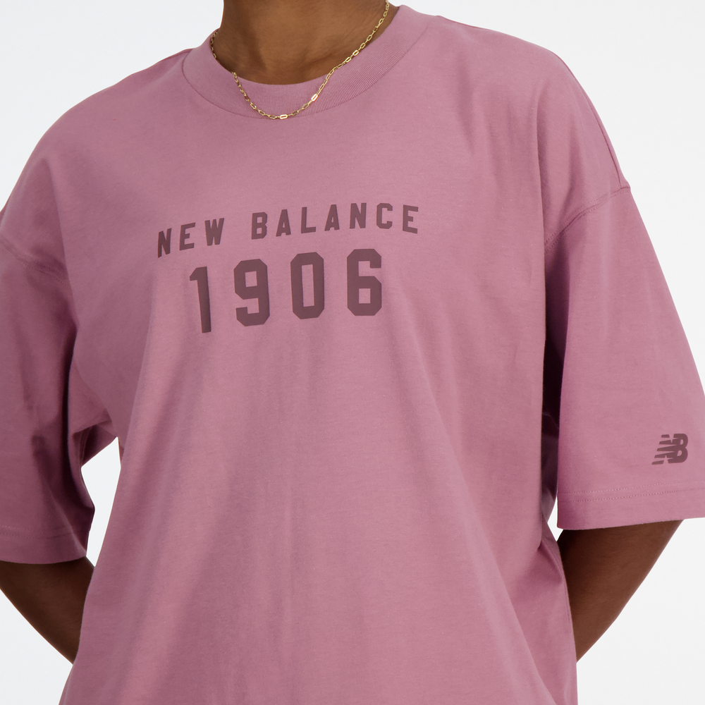Dámské tričko New Balance WT41519RSE – růžové