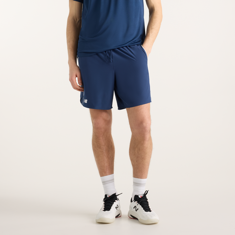 Pánské šortky New Balance MB61V34TNNY – tmavomodrá