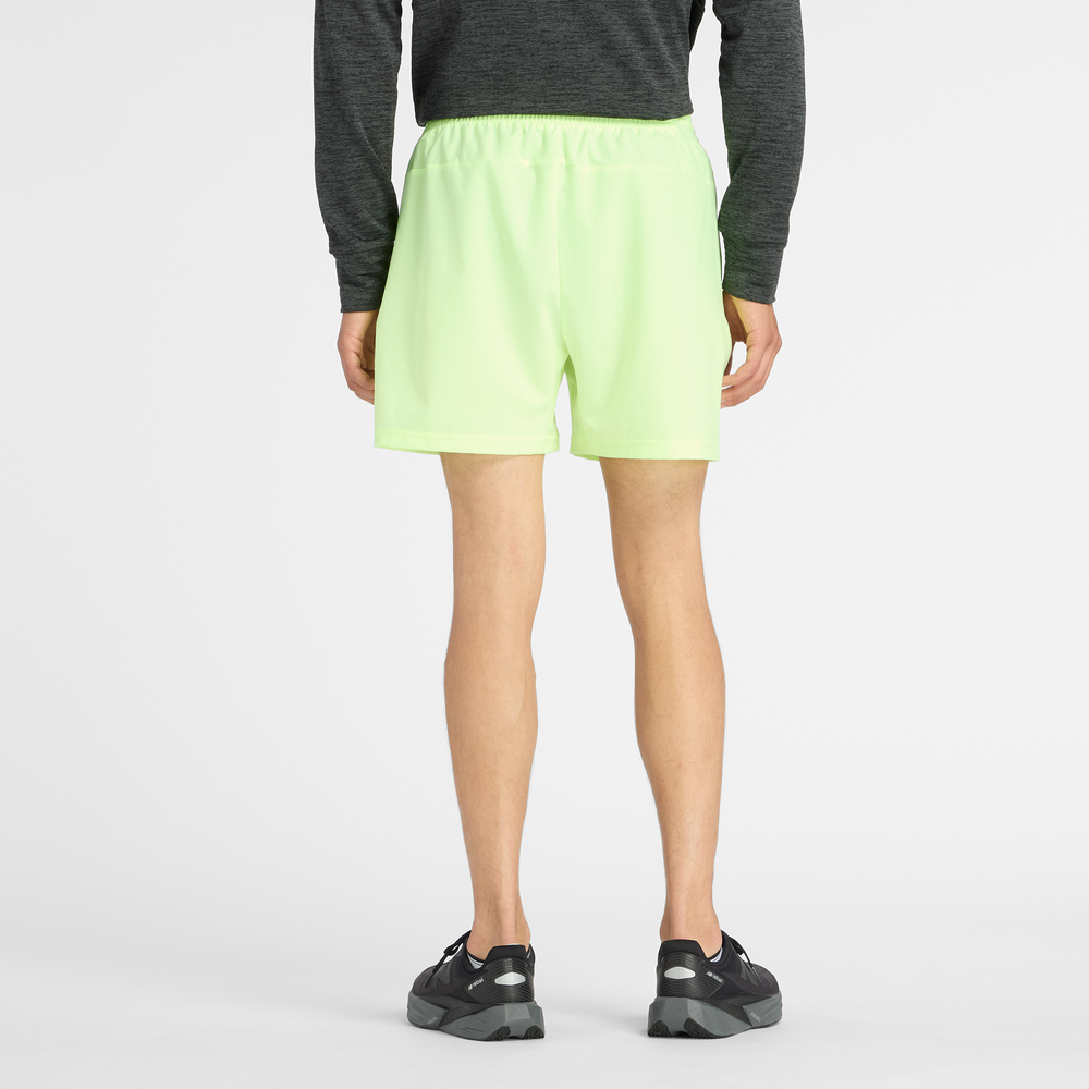 Pánské šortky New Balance MS41227AFG – zelené