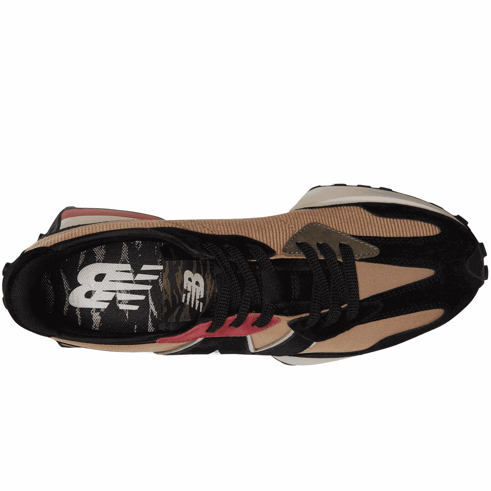 Boty New Balance U327CNP – černá a hnědá