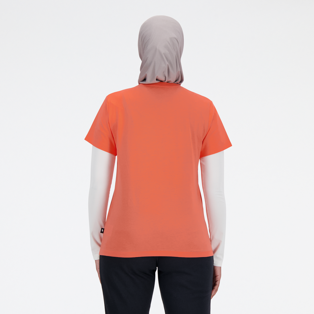 Dámské tričko New Balance WT41816GFR – oranžová