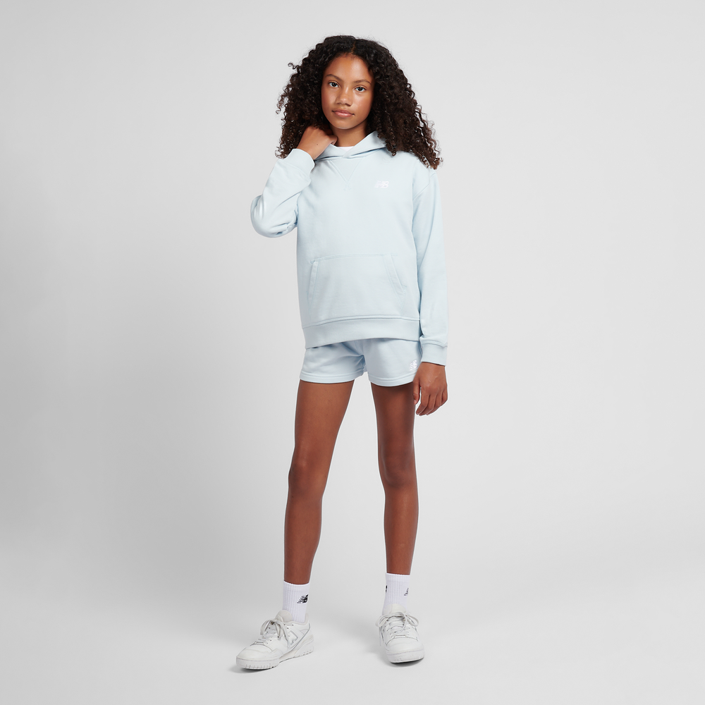 Dětská mikina New Balance LAKG0056FRL – modré