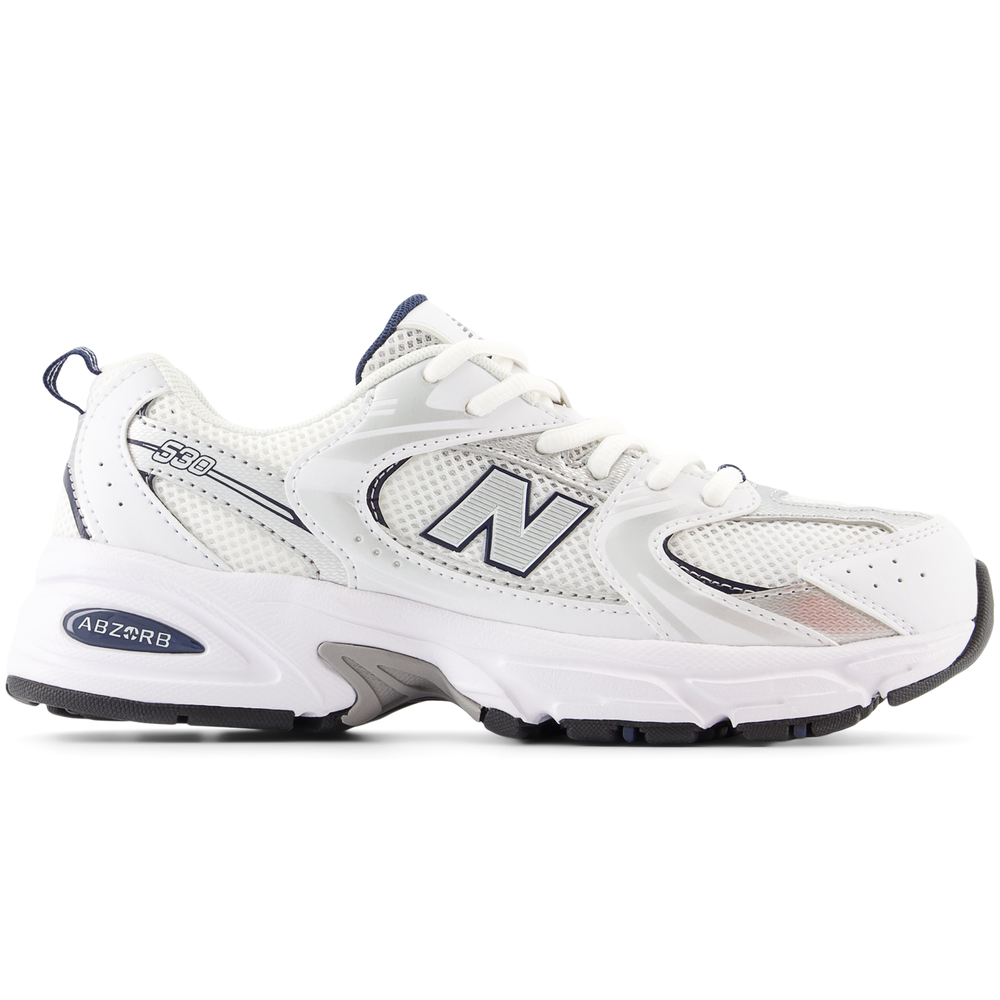 Dětské boty New Balance GR530SB1 – bílé