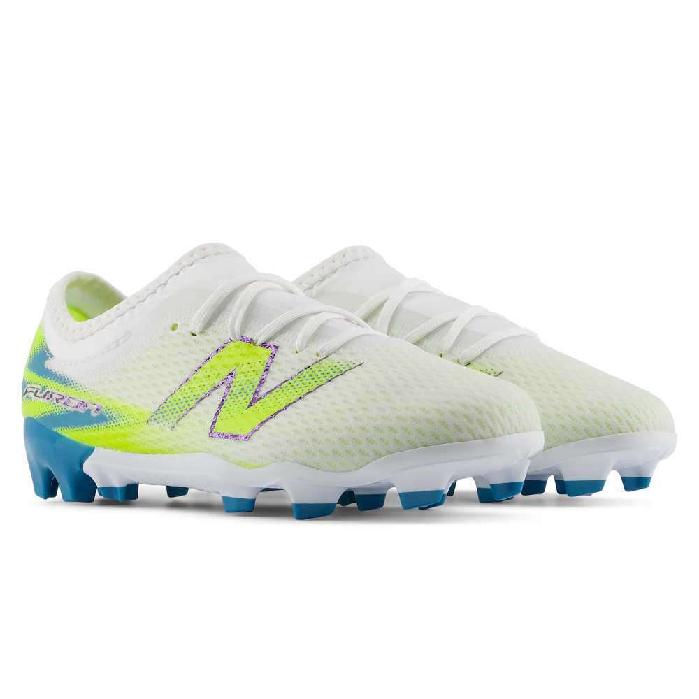 Dětské kopačky New Balance FURON TEAM JNR FG V9 YF3F3V9 – bílé