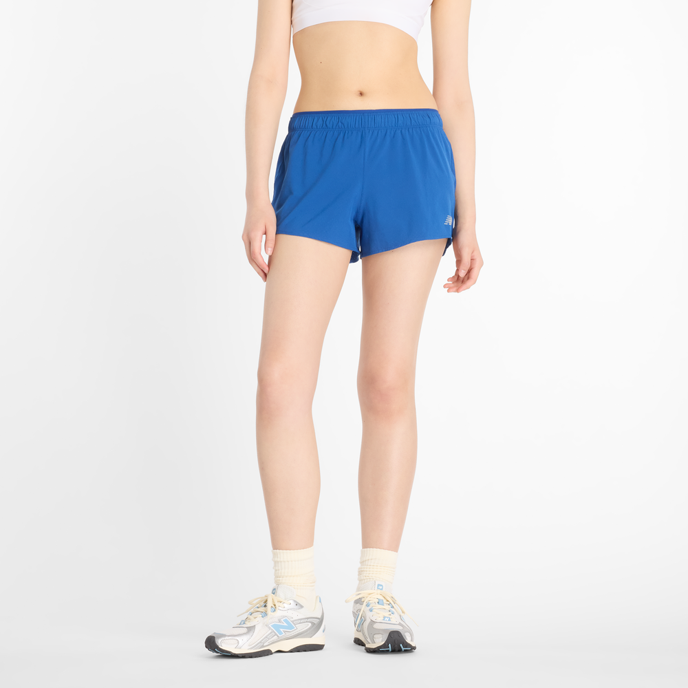 Dámské šortky New Balance WS41286GAB – modré