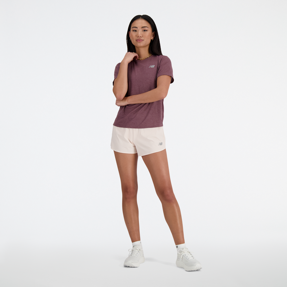 Dámské tričko New Balance WT41253LRC – fialové