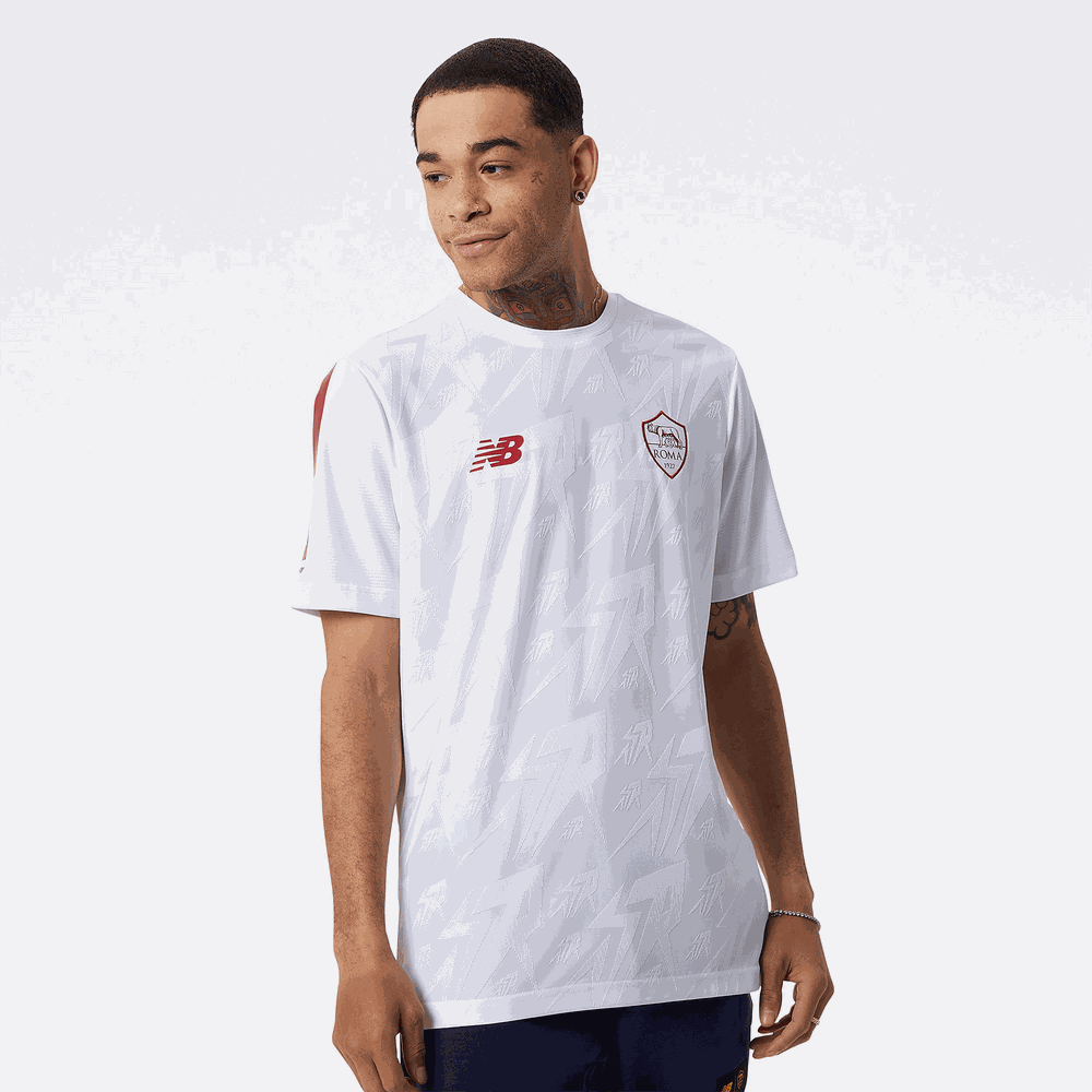 Pánské tričko New Balance AS Roma MT231232AWY – bílé