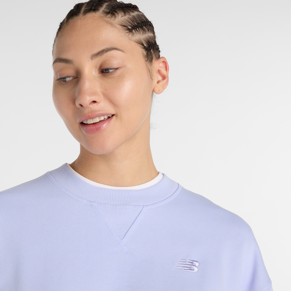 Dámská mikina New Balance WT41500DYK – fialové