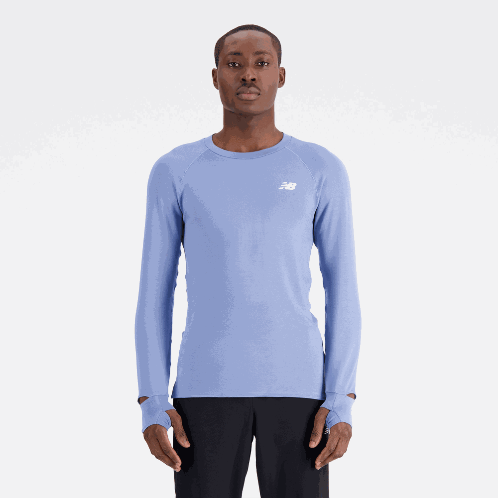 Pánské tričko New Balance MT33284MYL - modré