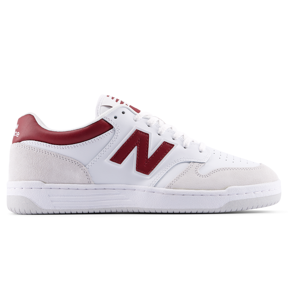 Unisex boty New Balance BB480LIR – bílé