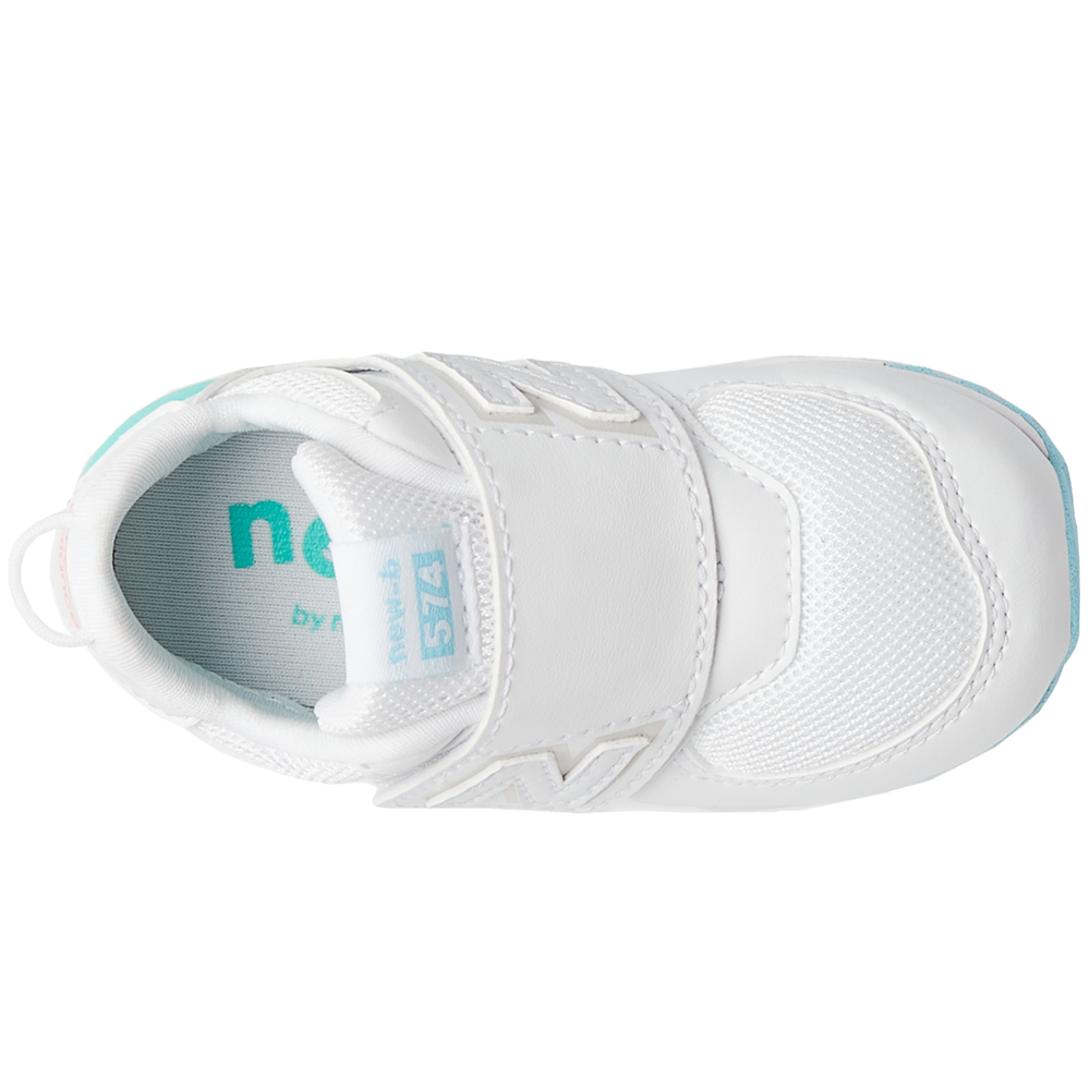 Dětské boty New Balance NW574KIJ – bílé