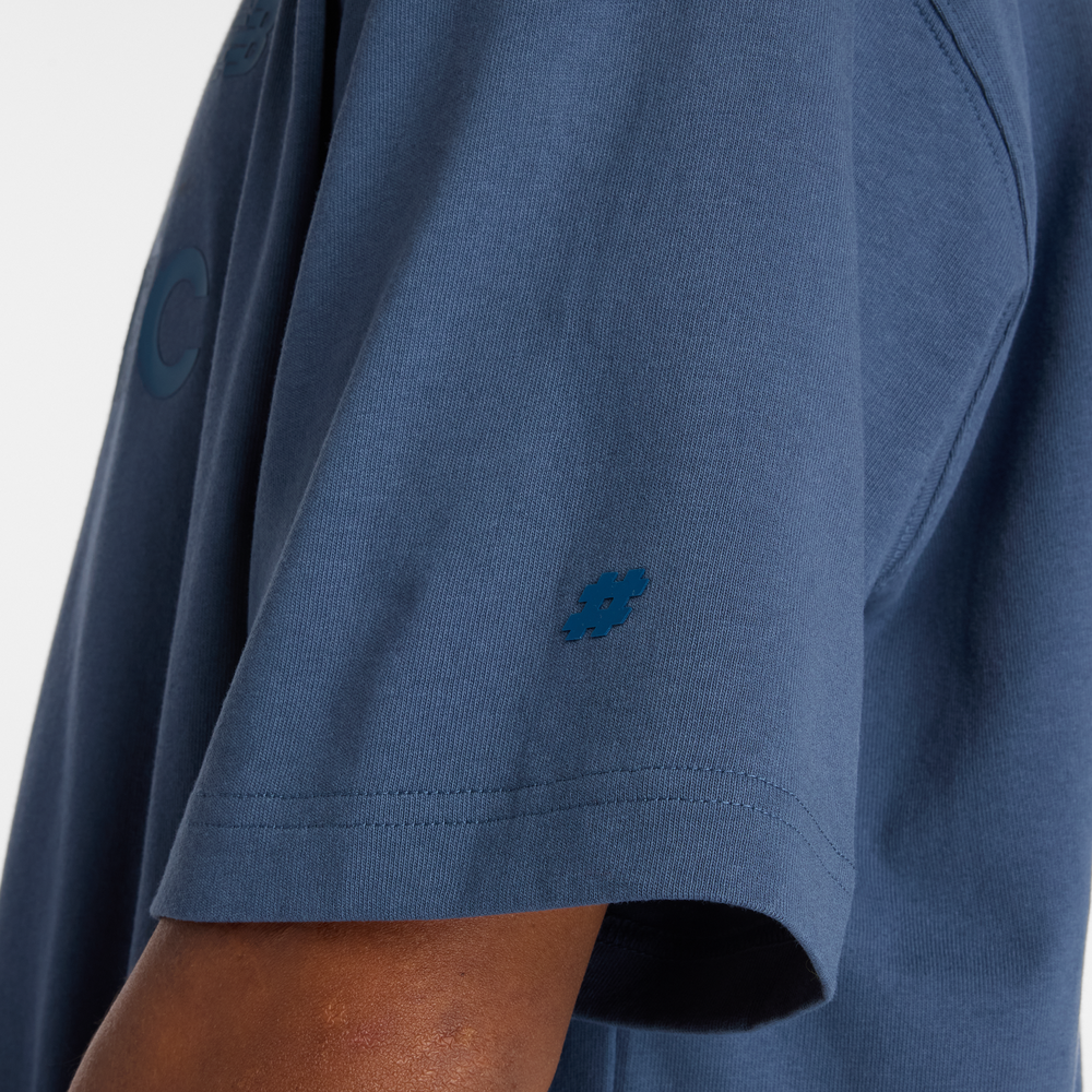 Pánské tričko New Balance Numeric MT51955VTI – tmavomodrá