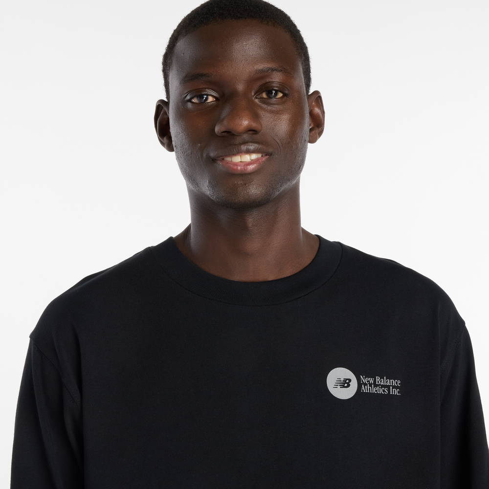 Pánské tričko New Balance MT61H4CYBK – černé