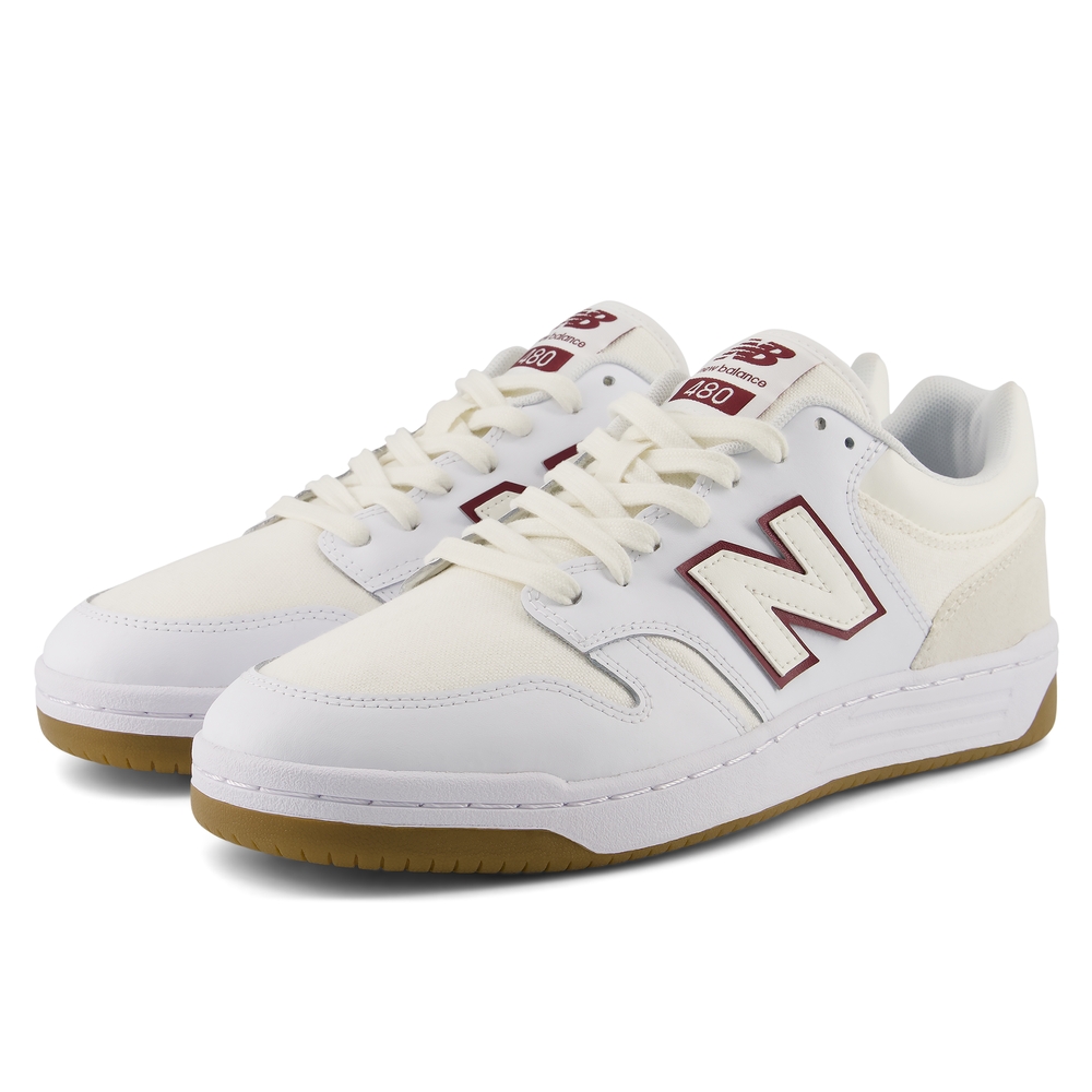 Unisex boty New Balance U480P1BB – bílé