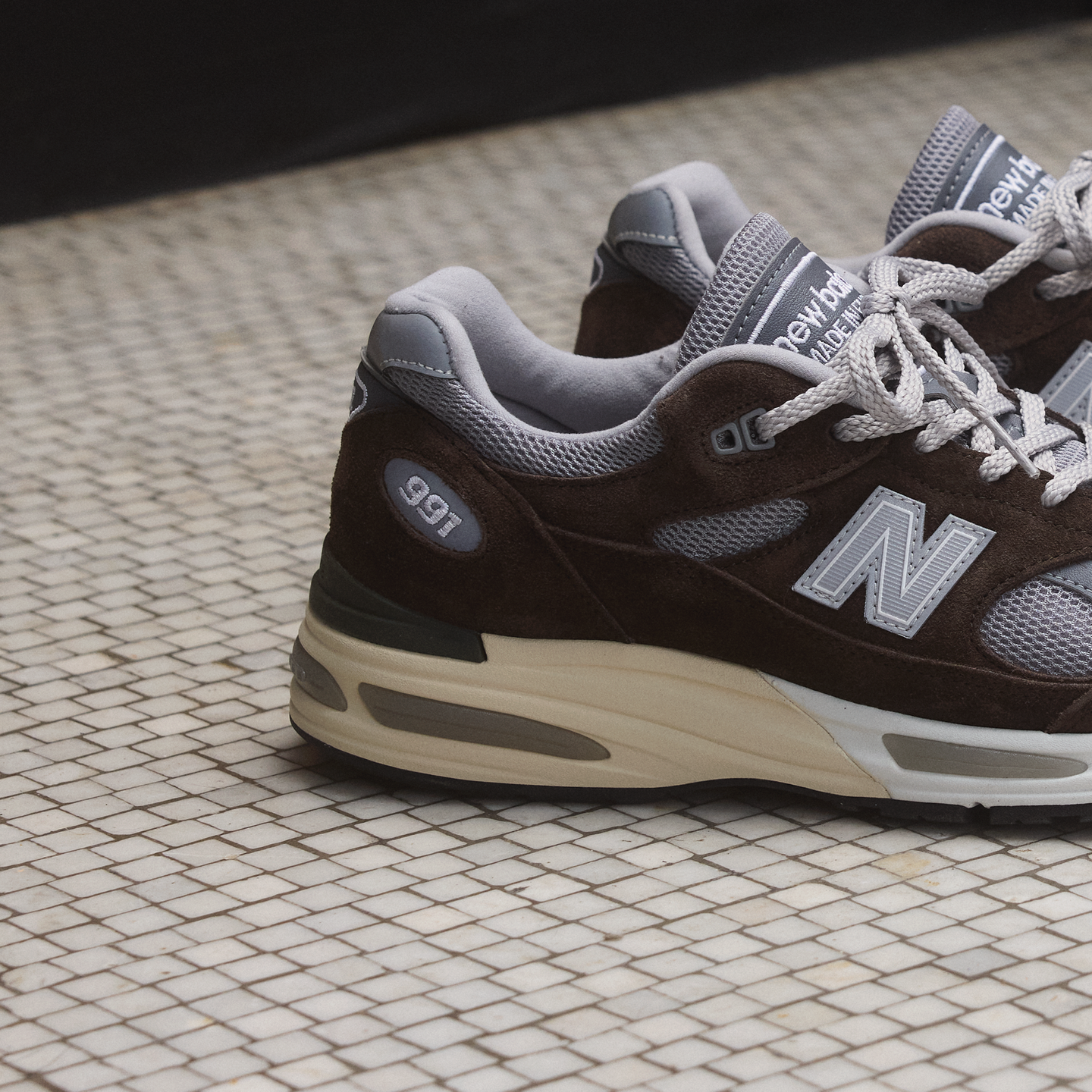 Pánské boty New Balance U991BG2 – hnědý