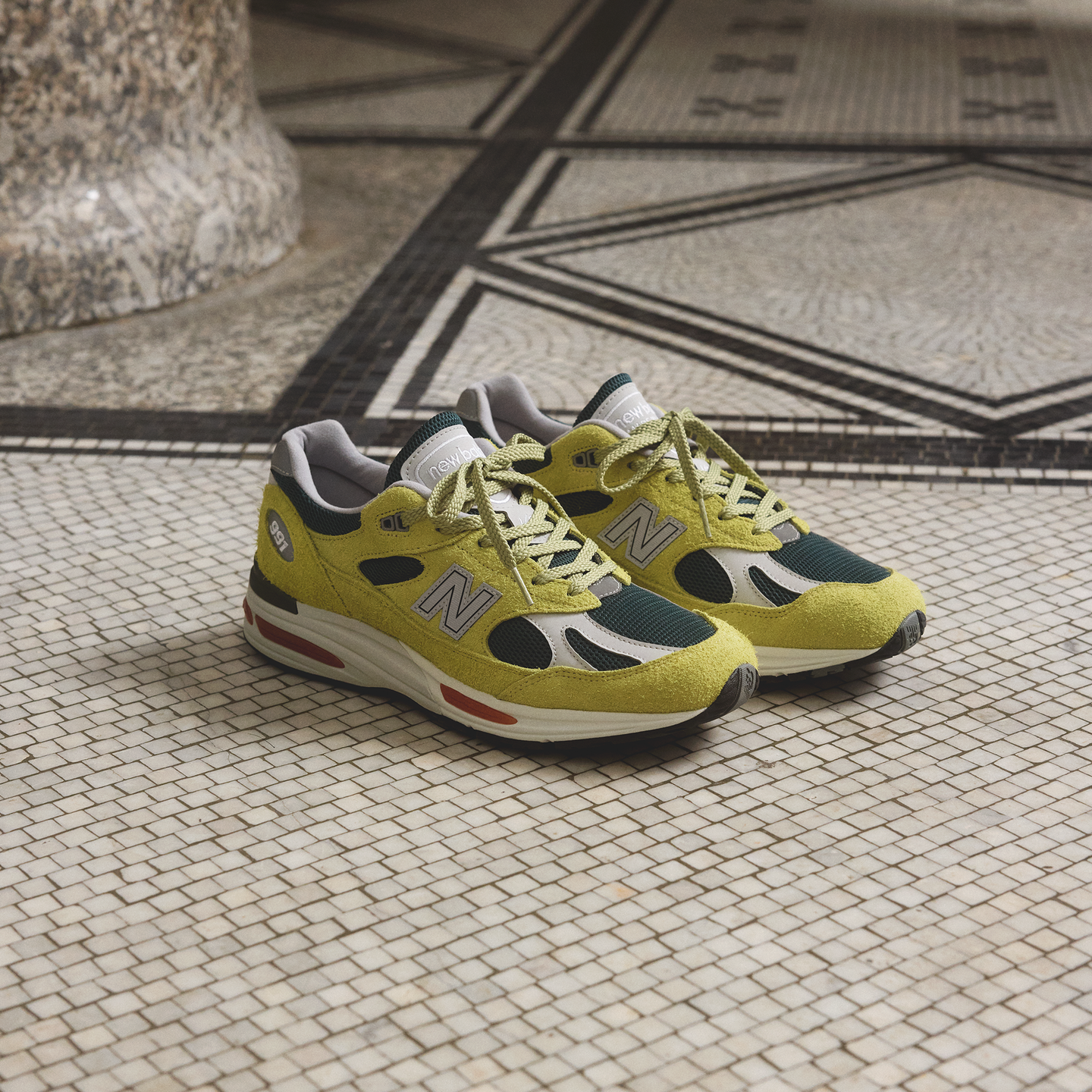 Unisex boty New Balance U991GT2 – zelené