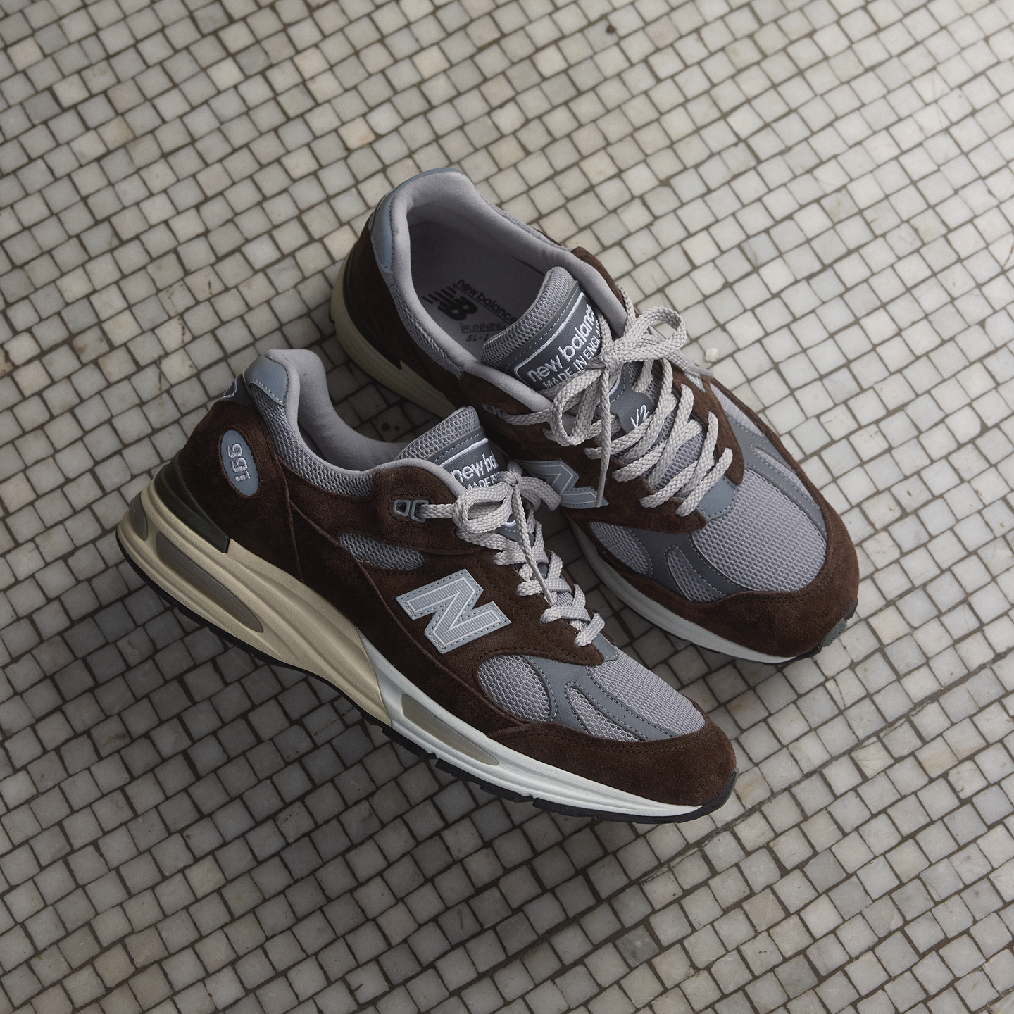 Pánské boty New Balance U991BG2 – hnědý