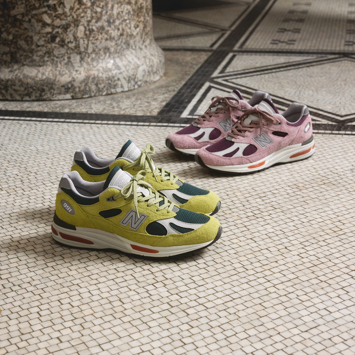Unisex boty New Balance U991GT2 – zelené