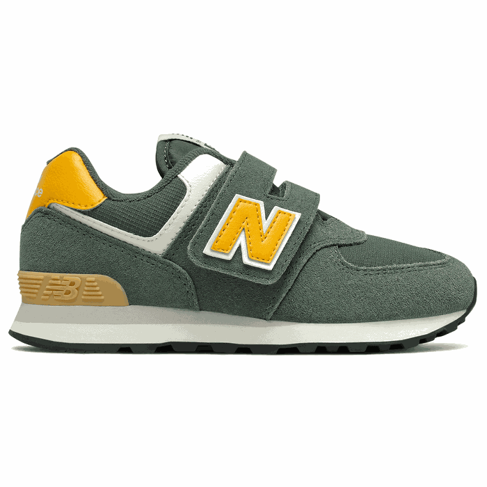 Dětské, klasické, zelené boty New Balance PV574MP2