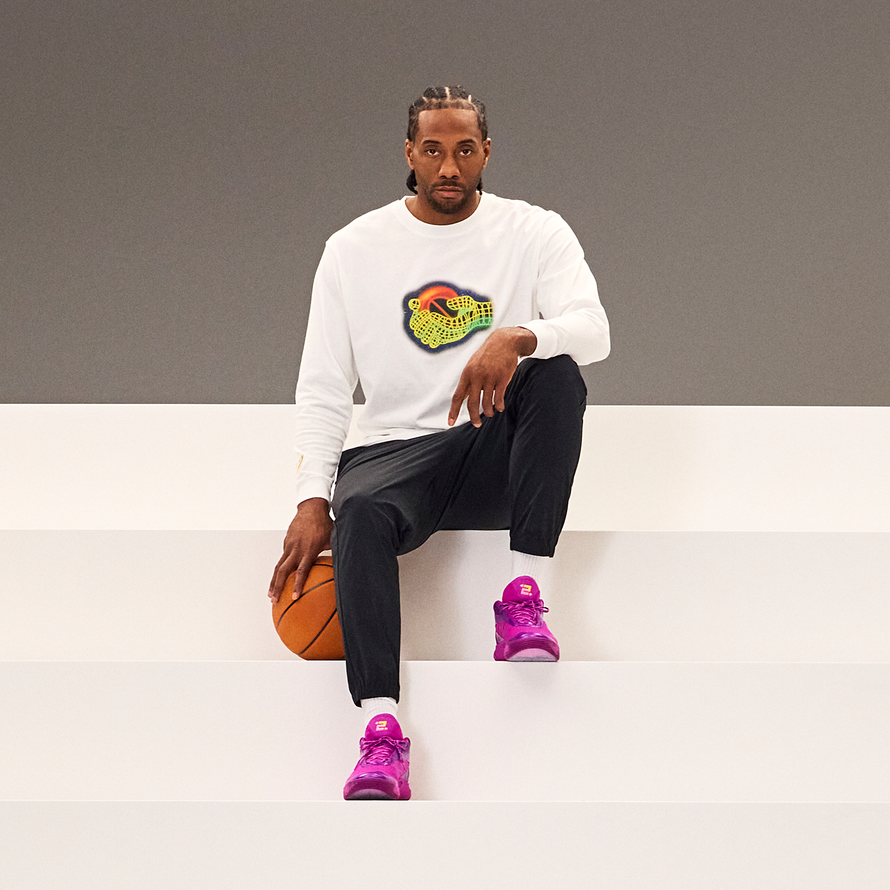 Pánské boty New Balance KAWHI IV BBKLSGY4 – růžové