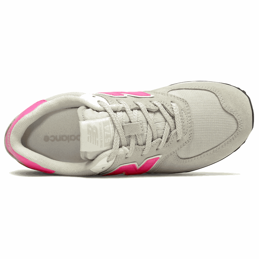 Dětské, klasické, šedé boty New Balance GC574ME2