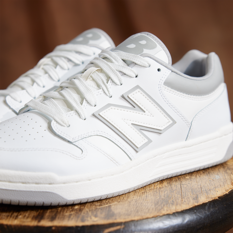 Unisex boty New Balance BB480LGM – bílé