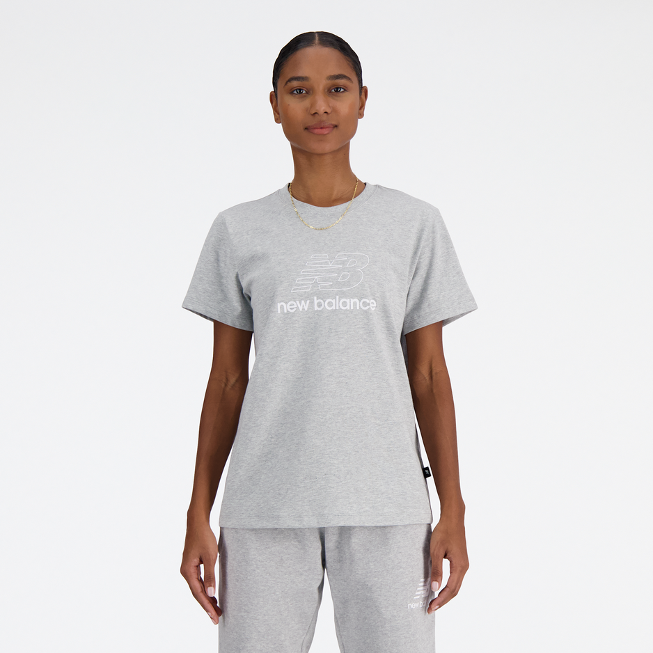 Dámské tričko New Balance WT41816AG – šedé