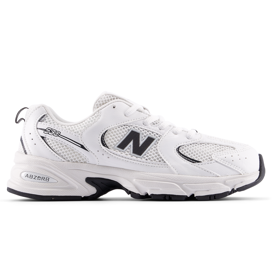 Dětské boty New Balance GR530CF – bílé