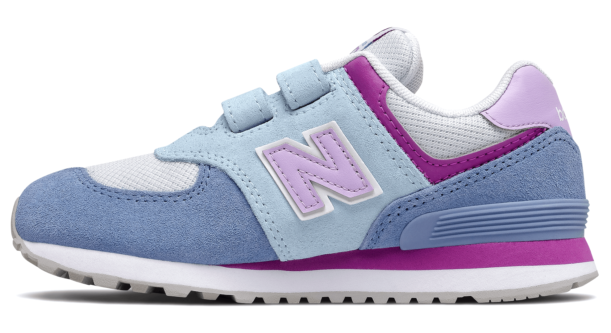 Dětské, klasické, modro-fialové boty New Balance PV574SL2