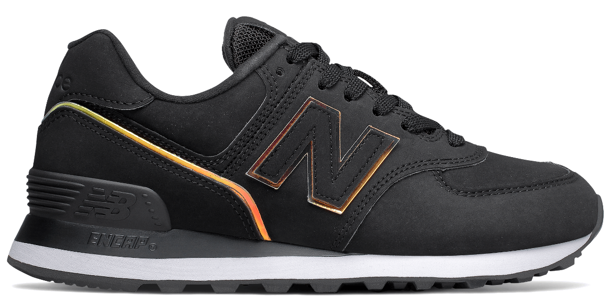 Dámské klasické boty černé New Balance WL574CLG