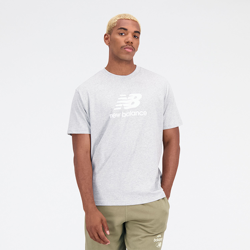 Levně Pánské tričko New Balance MT31541AG – šedé