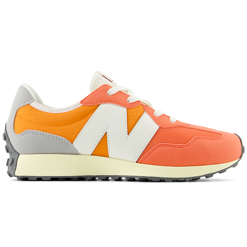Levně Dětské boty New Balance GS327RF – oranžová