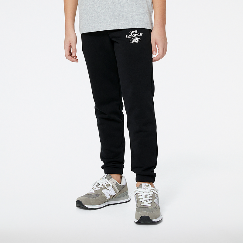 

Dětské kalhoty New Balance YP31508BK – černé