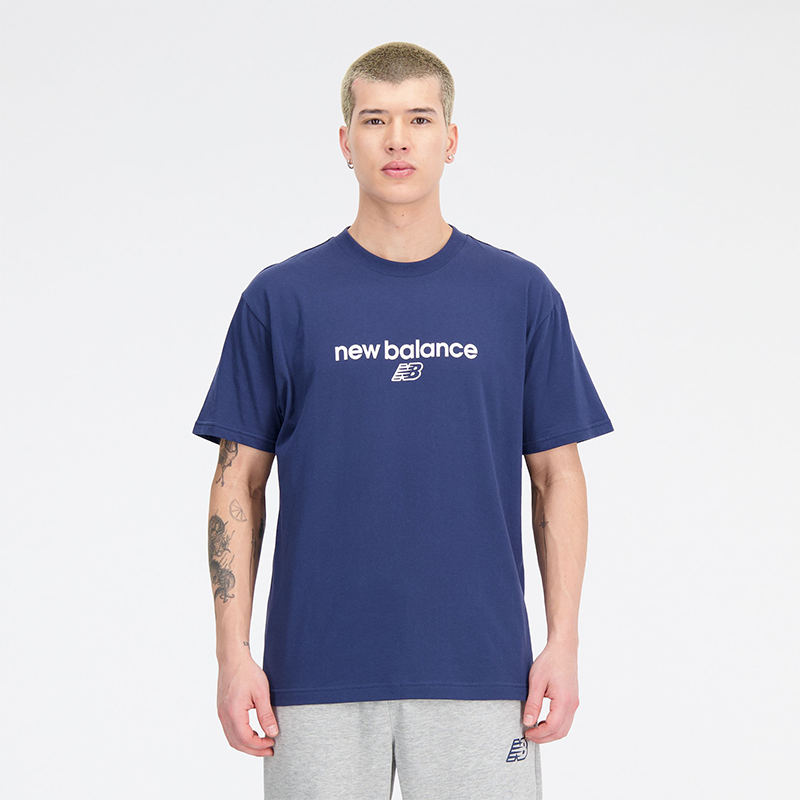 

Pánské tričko New Balance MT33529NNY – modré