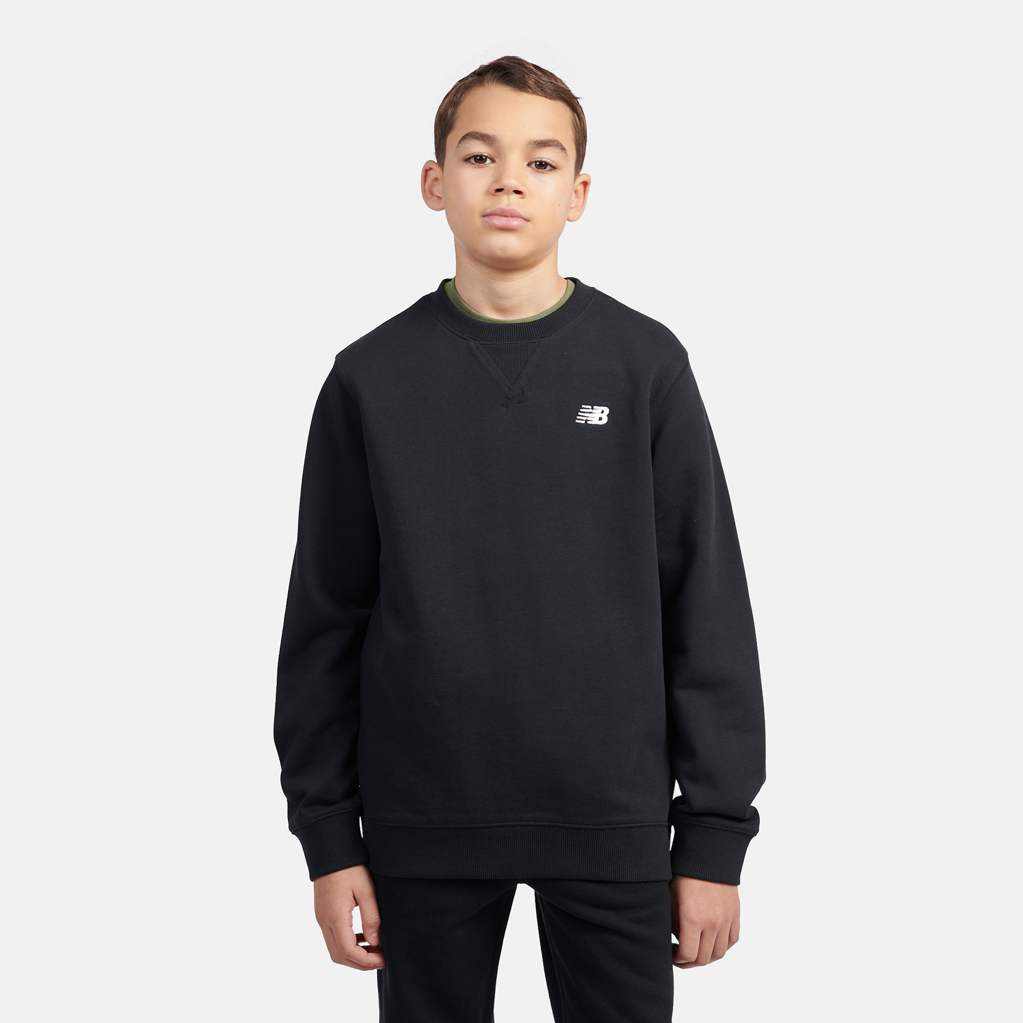 

Dětská mikina New Balance LAKB0055BK – černé