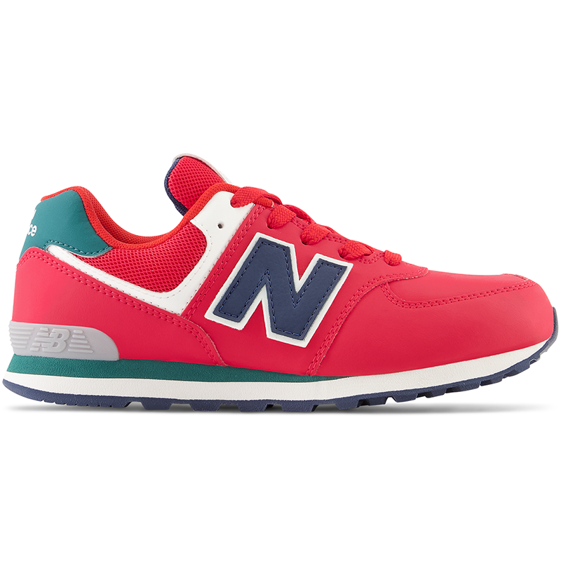 Levně Dětské boty New Balance GC574CU – červené