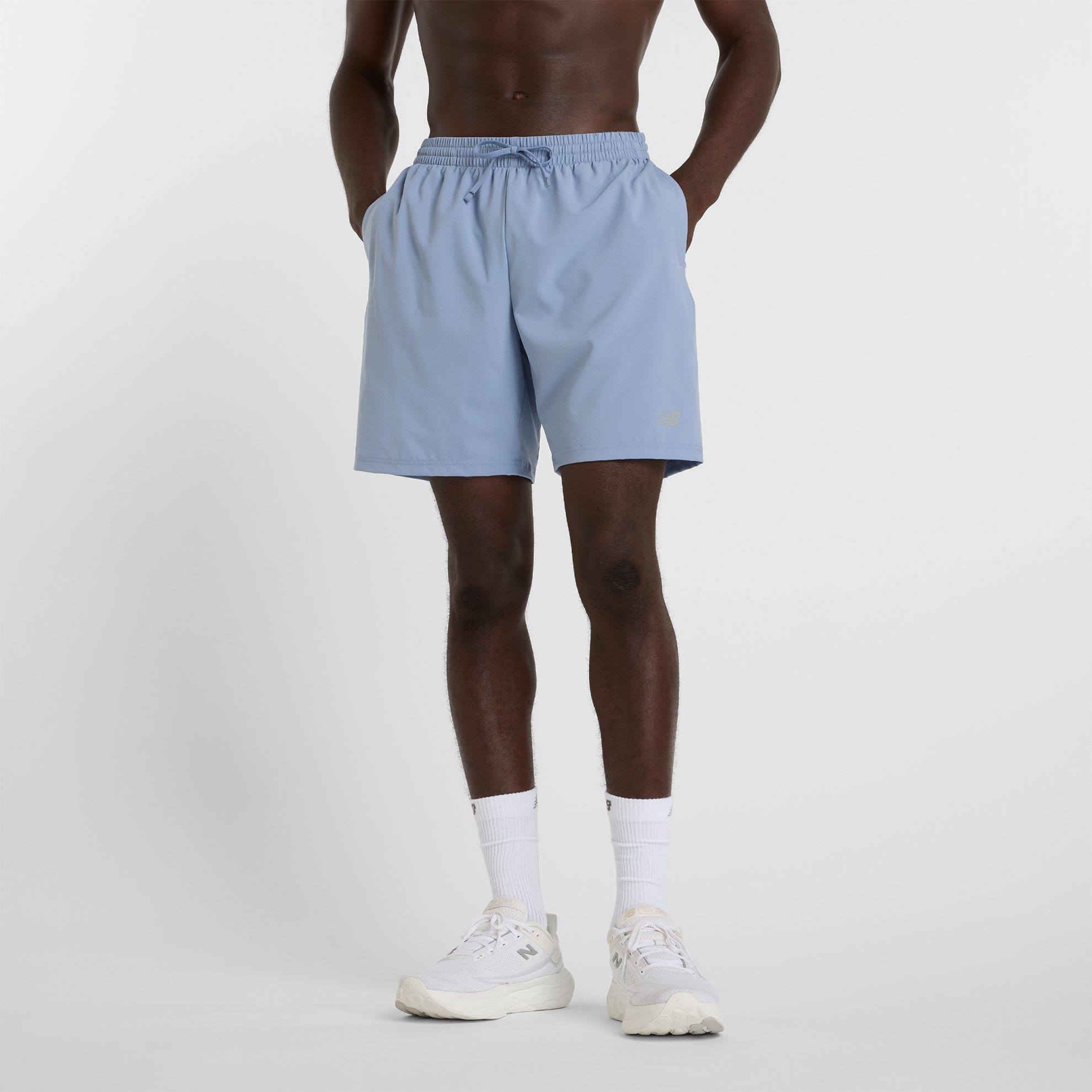 

Pánské šortky New Balance MS41232DUS – modré
